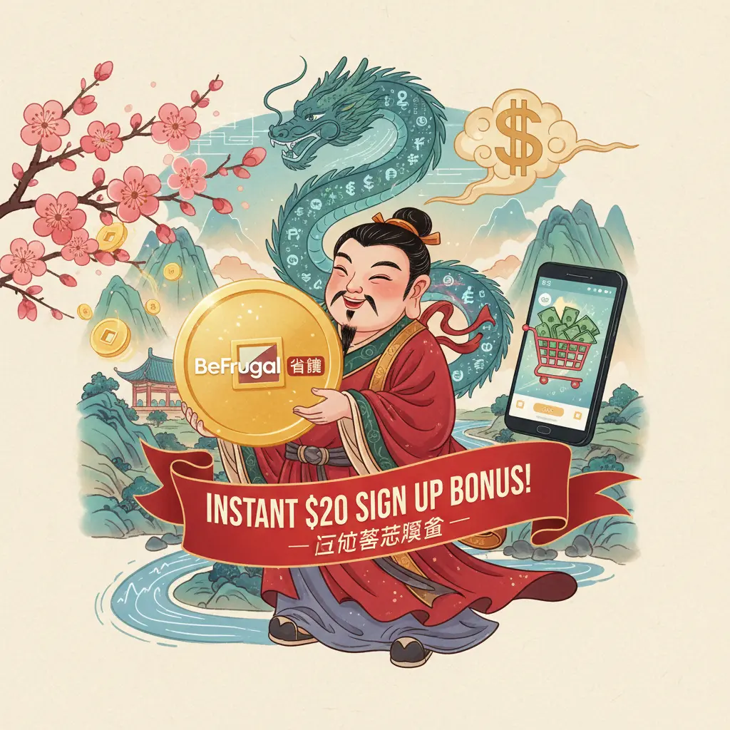 instant $20 sign up bonus - BeFrugal